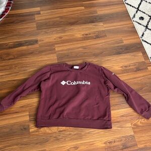 Columbia Burgundy Crewneck Sweatshirt
